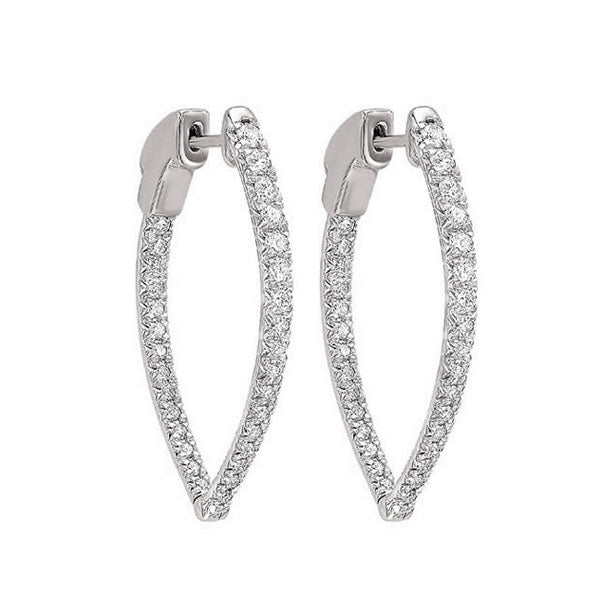 Gems One 14Kt White Gold Diamond (3/4Ctw) Earring