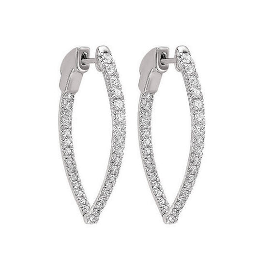 Gems One 14Kt White Gold Diamond (3/4Ctw) Earring