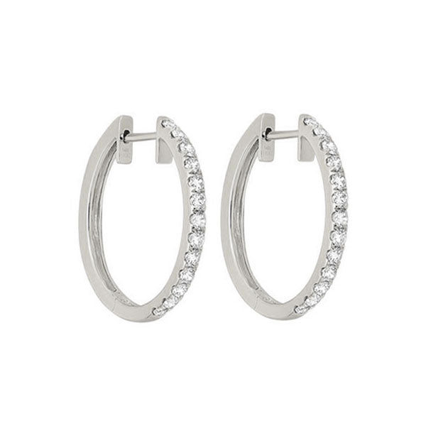 Gems One 14Kt White Gold Diamond (1Ctw) Earring