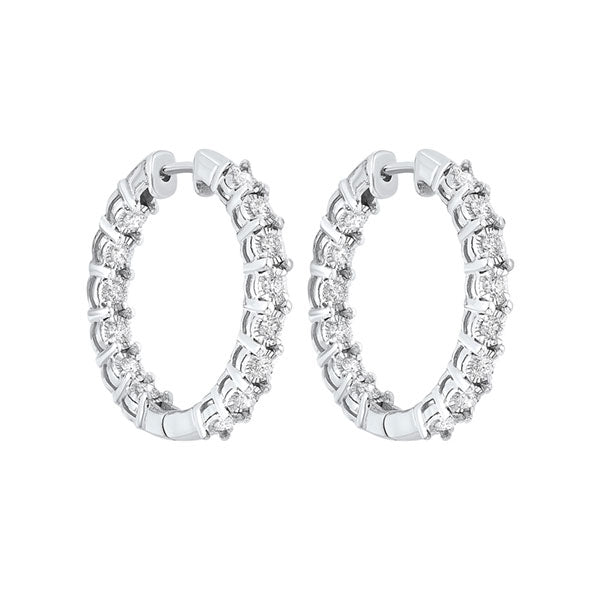 Gems One 14Kt White Gold Diamond (1Ctw) Earring