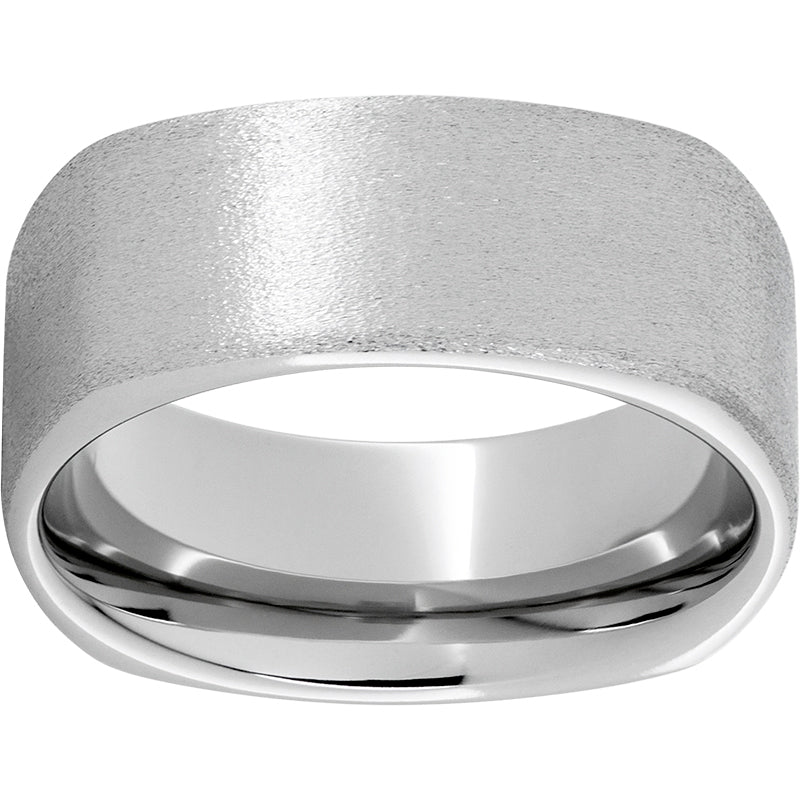 Serinium Square Band with Stone Finish