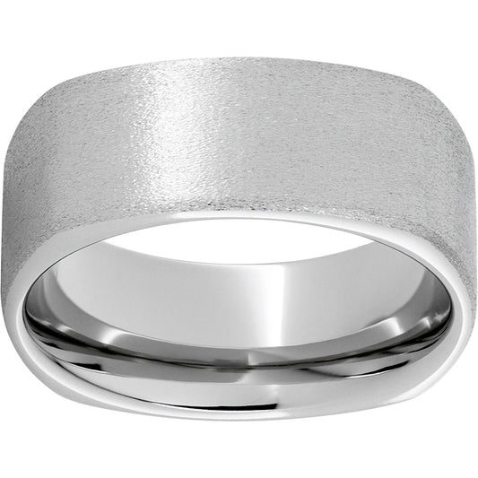 Serinium Square Band with Stone Finish