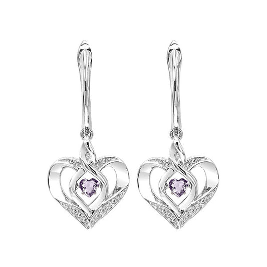 Gems One Ss Dia Rol-Birthst Heart Bas Ear