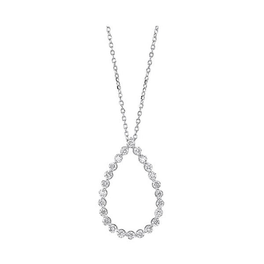 Gems One 14Kt White Gold Diamond (1/2Ctw) Pendant