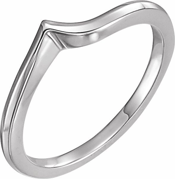 14K White Band