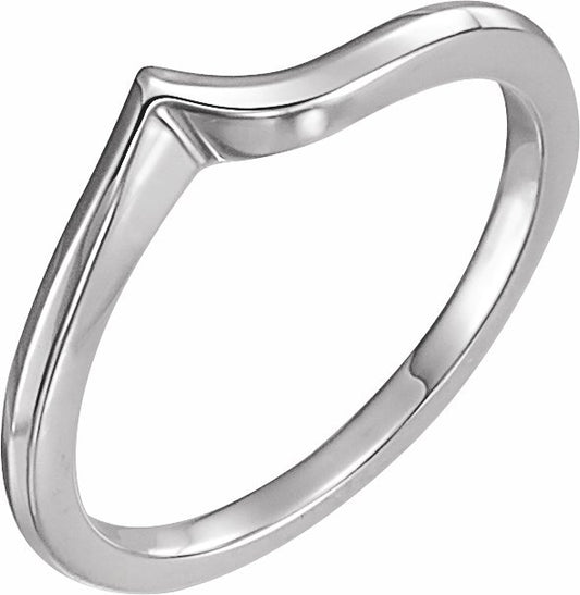 14K White Band
