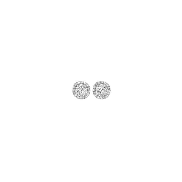 Gems One 14Kt White Gold Diamond (1/10 Ctw) Earring