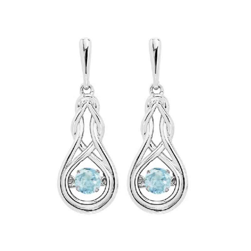 Gems One Silver (SLV 995) Stunning Fashion Earrings