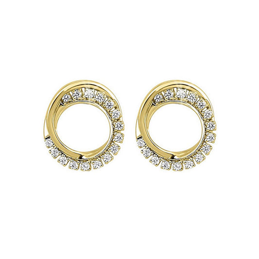 Gems One 10Kt Yellow Gold Diamond (1/6Ctw) Earring