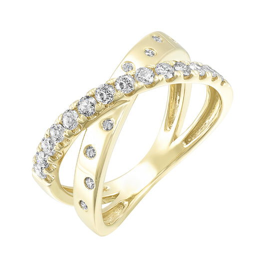 Gems One 14Kt Yellow Gold Diamond (1/2Ctw) Ring