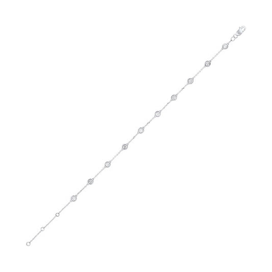 Gems One 14Kt White Gold Diamond (3/4Ctw) Bracelet