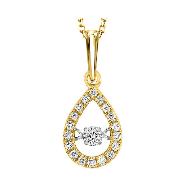 Gems One 10Kt Yellow Gold Diamond (1/5Ctw) Pendant