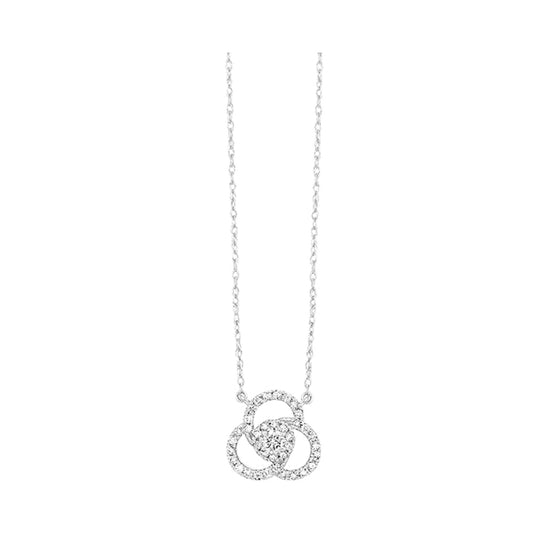 Gems One 14Kt White Gold Diamond (1/4Ctw) Pendant