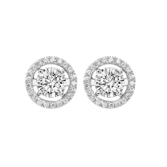 Gems One 14Kt White Gold Diamond (1/4Ctw) Earring
