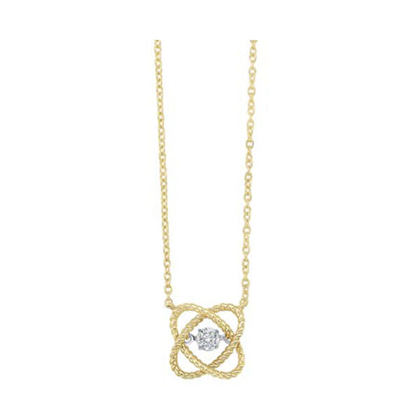 Gems One 10Kt Yellow Gold Diamond (1/20 Ctw) Necklace