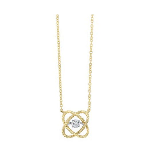 Gems One 10Kt Yellow Gold Diamond (1/20 Ctw) Necklace