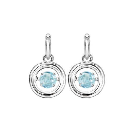 Gems One Silver (SLV 995) Rhythm Of Love Fashion Earrings
