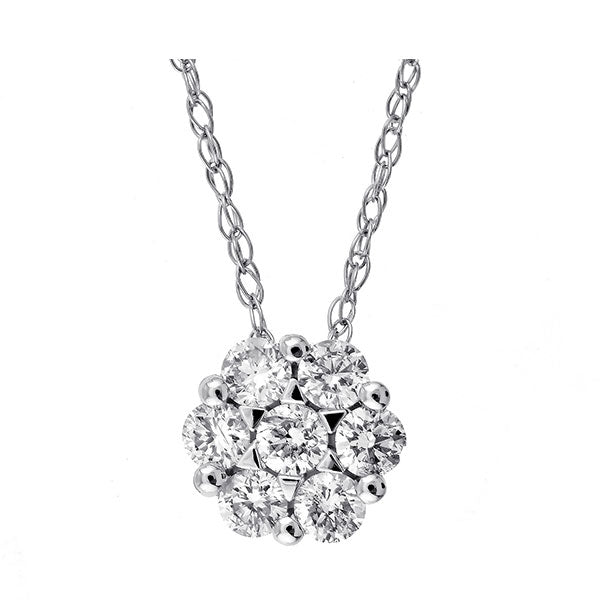 Gems One 14Kt White Gold Diamond (1/4Ctw) Pendant