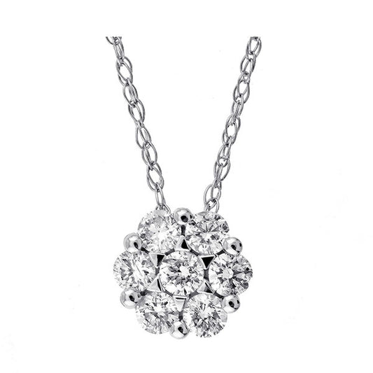 Gems One 14Kt White Gold Diamond (1/4Ctw) Pendant