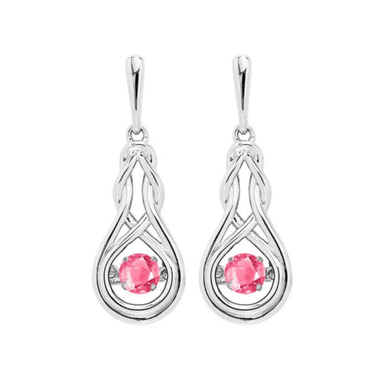 Gems One Silver (SLV 995) Rhythm Of Love Fashion Earrings