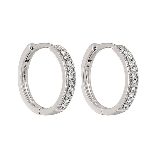 Gems One 14Kt White Gold Diamond (1/6Ctw) Earring