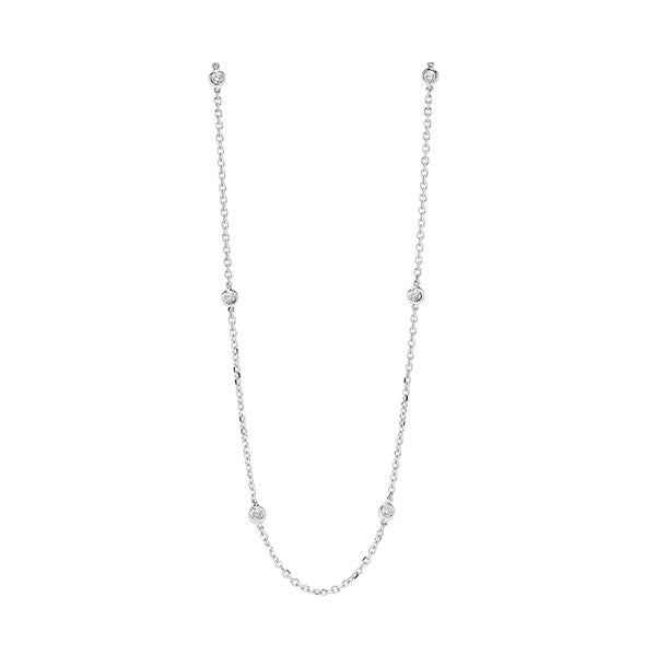 Gems One 14Kt White Gold Diamond (1/4Ctw) Necklace
