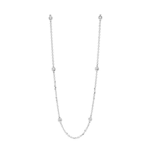 Gems One 14Kt White Gold Diamond (1/4Ctw) Necklace