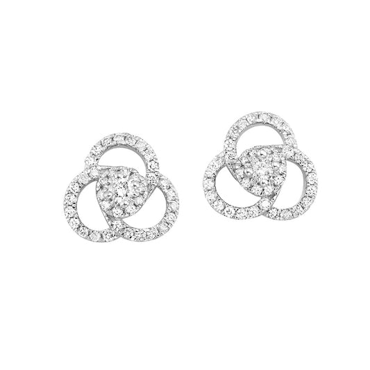Gems One 14Kt White Gold Diamond (1/3Ctw) Earring