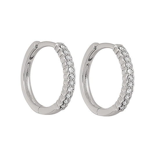 Gems One 14Kt White Gold Diamond (1/6Ctw) Earring