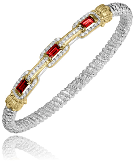 Vahan 14k Gold & Sterling Silver London Blue Topaz Bracelet