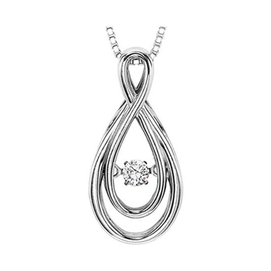 Gems One 14KT White Gold Stunning Neckwear Pendant