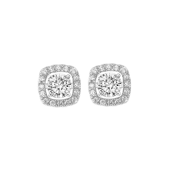 Gems One 14Kt White Gold Diamond (1/5Ctw) Earring