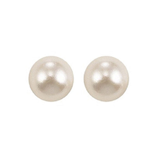 Gems One 14Kt White Gold Pearl (1 Ctw) Earring