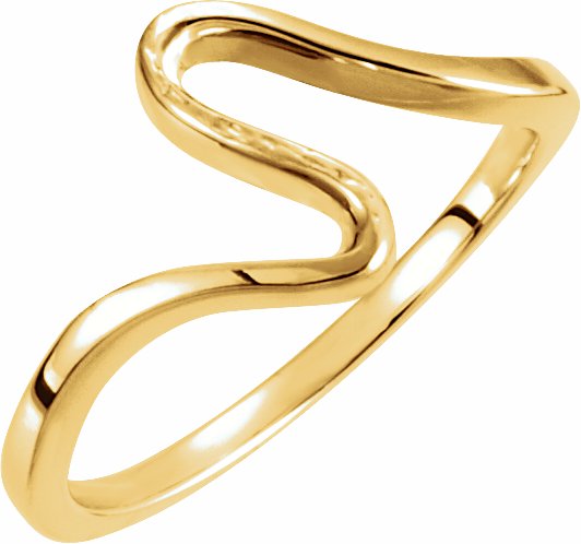 14K Yellow Metal Fashion Ring