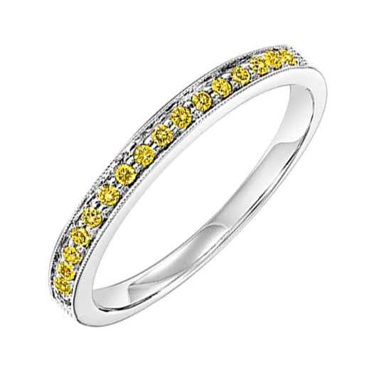 Gems One 10Kt White Yellow Gold Diamond(1/8Ctw) Ring