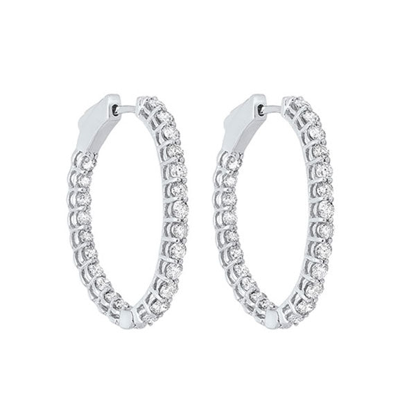 Gems One 14Kt White Gold Diamond (2Ctw) Earring