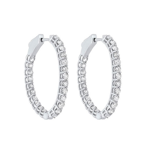 Gems One 14Kt White Gold Diamond (2Ctw) Earring
