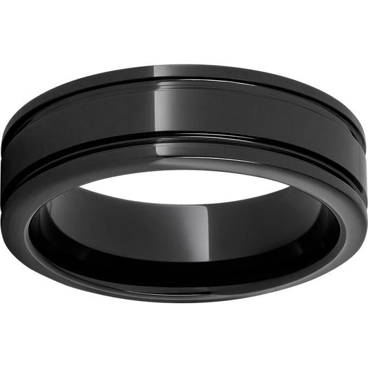 Black Diamond Ceramic  Rounded Edge Band