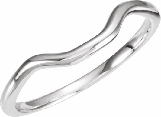 14K White Band