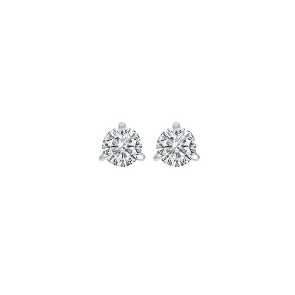 Gems One 14Kt White Gold Diamond (1/10 Ctw) Earring
