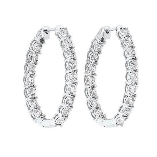 Gems One 14Kt White Gold Diamond (1/2Ctw) Earring