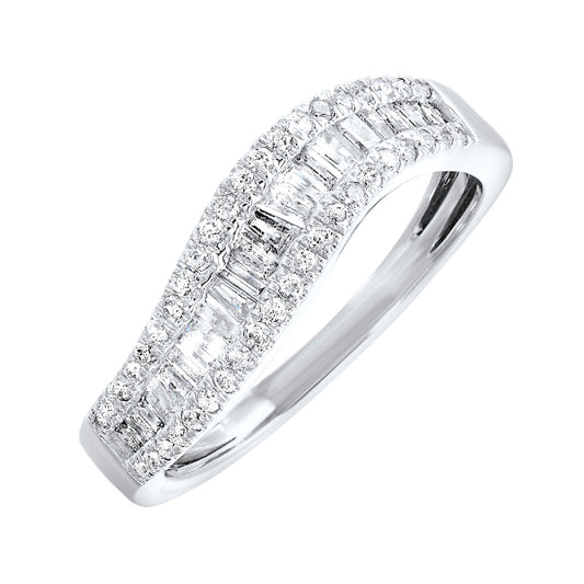 Gems One 14Kt White Gold Diamond (1/2Ctw) Ring