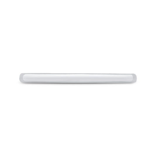 Shah Luxury 14K White Gold Plain Wedding Band