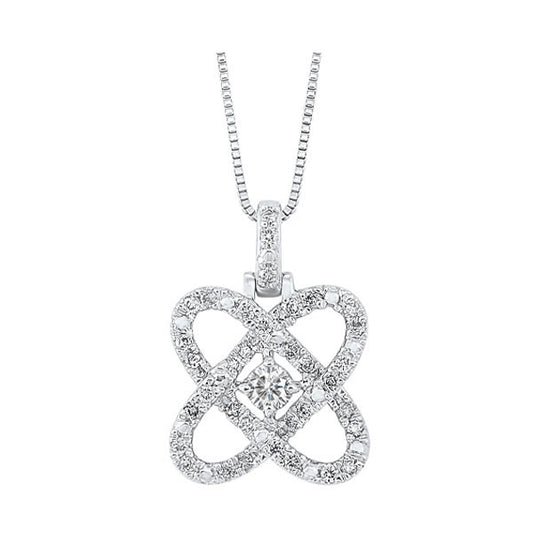 Gems One 14Kt White Gold Diamond (2Ctw) Pendant