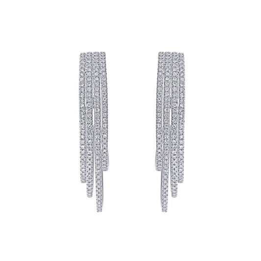 Gems One 10Kt White Gold Diamond (1/2Ctw) Earring