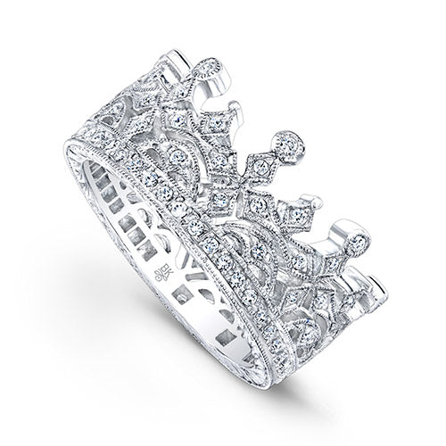 Beverley K 18k White Gold Diamond Band