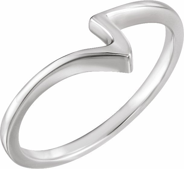 14K White Band