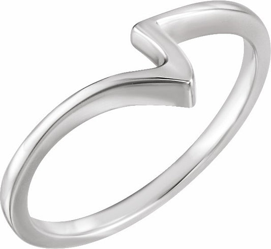 14K White Band
