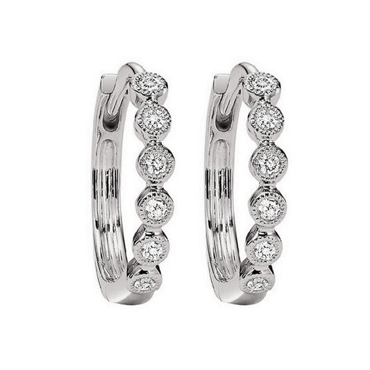 Gems One 10Kt White Gold Diamond (1/6Ctw) Earring