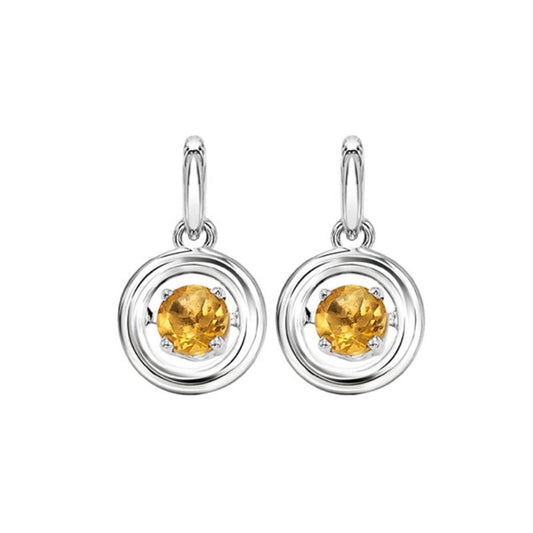 Gems One Silver (SLV 995) Rhythm Of Love Fashion Earrings